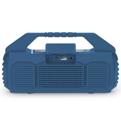 NewRixing NR-4025FM Outdoor Splash-proof Water Portable Bluetooth Speaker, Support Hands-free Call / TF Card / FM / U Disk(Blue) - Desktop Speaker by NewRixing | Online Shopping UK | buy2fix