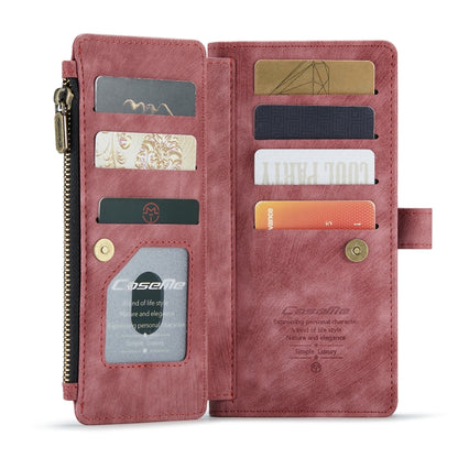 For iPhone 11 Pro Max CaseMe-C30 PU + TPU Multifunctional Horizontal Flip Leather Case with Holder & Card Slot & Wallet & Zipper Pocket (Red) - iPhone 11 Pro Max Cases by CaseMe | Online Shopping UK | buy2fix