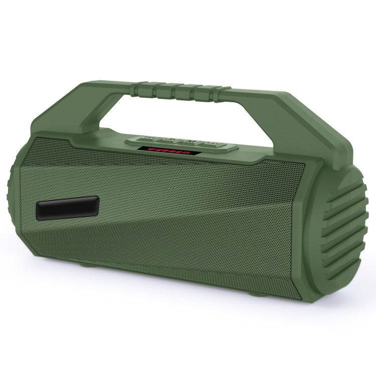 NewRixing NR-4025P with Screen Outdoor Splash-proof Water Portable Bluetooth Speaker, Support Hands-free Call / TF Card / FM / U Disk(Green) - Desktop Speaker by NewRixing | Online Shopping UK | buy2fix