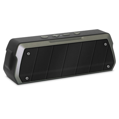 NewRixing NR-5000 IPX5 High Fidelity Bluetooth Speaker, Support Hands-free Call / TF Card / FM / U Disk(Grey) - Desktop Speaker by NewRixing | Online Shopping UK | buy2fix