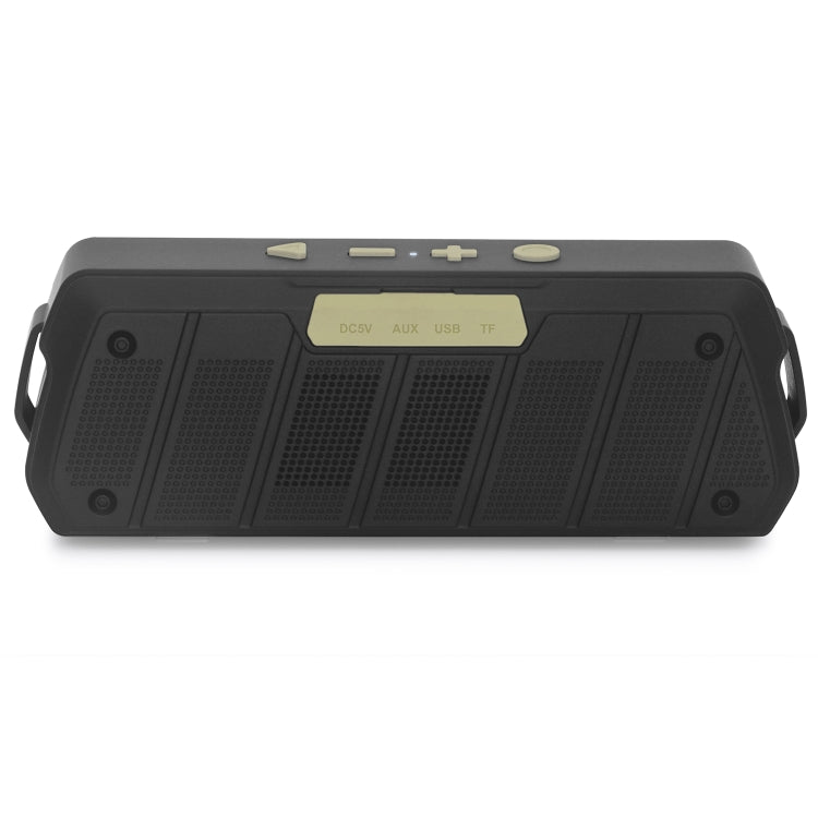 NewRixing NR-5000 IPX5 High Fidelity Bluetooth Speaker, Support Hands-free Call / TF Card / FM / U Disk(Gold) - Desktop Speaker by NewRixing | Online Shopping UK | buy2fix
