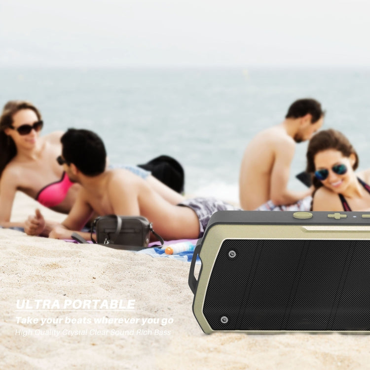 NewRixing NR-5000 IPX5 High Fidelity Bluetooth Speaker, Support Hands-free Call / TF Card / FM / U Disk(Red) - Desktop Speaker by NewRixing | Online Shopping UK | buy2fix