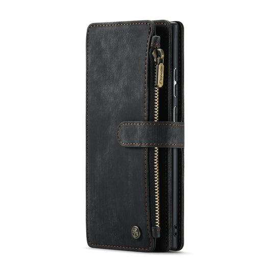 For Samsung Galaxy Note20 Ultra CaseMe-C30 PU + TPU Multifunctional Horizontal Flip Leather Case with Holder & Card Slot & Wallet & Zipper Pocket(Black) - Galaxy Note20 Ultra Cases by CaseMe | Online Shopping UK | buy2fix