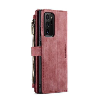 For Samsung Galaxy Note20 Ultra CaseMe-C30 PU + TPU Multifunctional Horizontal Flip Leather Case with Holder & Card Slot & Wallet & Zipper Pocket(Red) - Galaxy Note20 Ultra Cases by CaseMe | Online Shopping UK | buy2fix