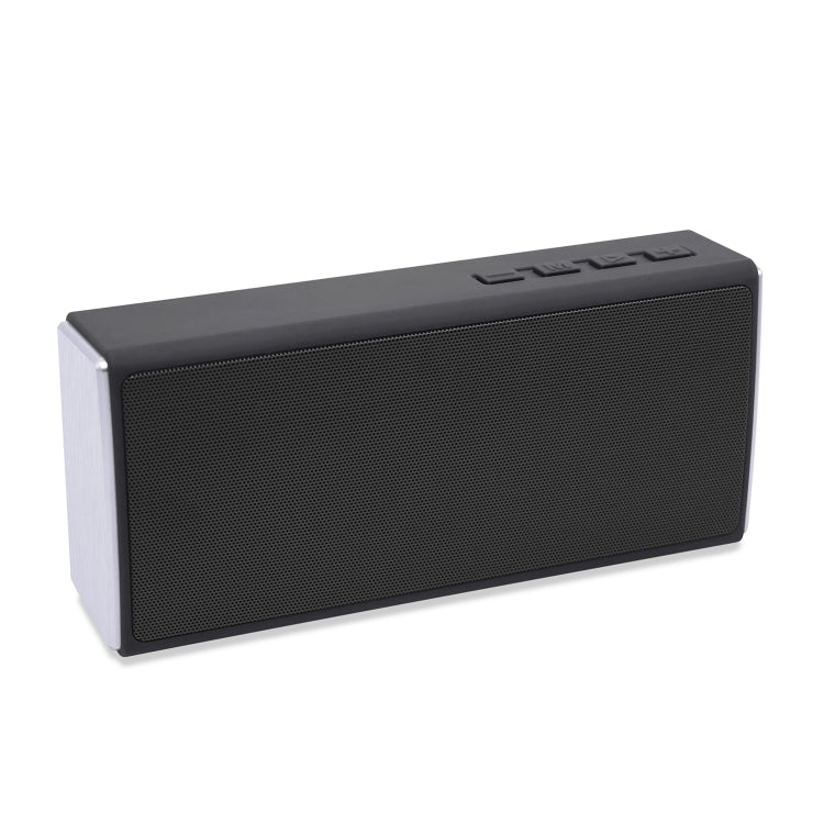 NewRixing NR-5012 Desktop Plating Bluetooth Speakerr, Support Hands-free Call / TF Card / FM / U Disk(Grey) - Desktop Speaker by NewRixing | Online Shopping UK | buy2fix