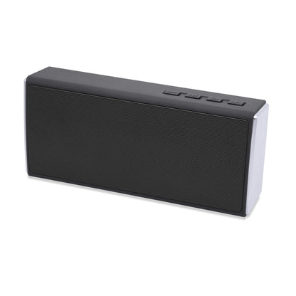 NewRixing NR-5012 Desktop Plating Bluetooth Speakerr, Support Hands-free Call / TF Card / FM / U Disk(Grey) - Desktop Speaker by NewRixing | Online Shopping UK | buy2fix