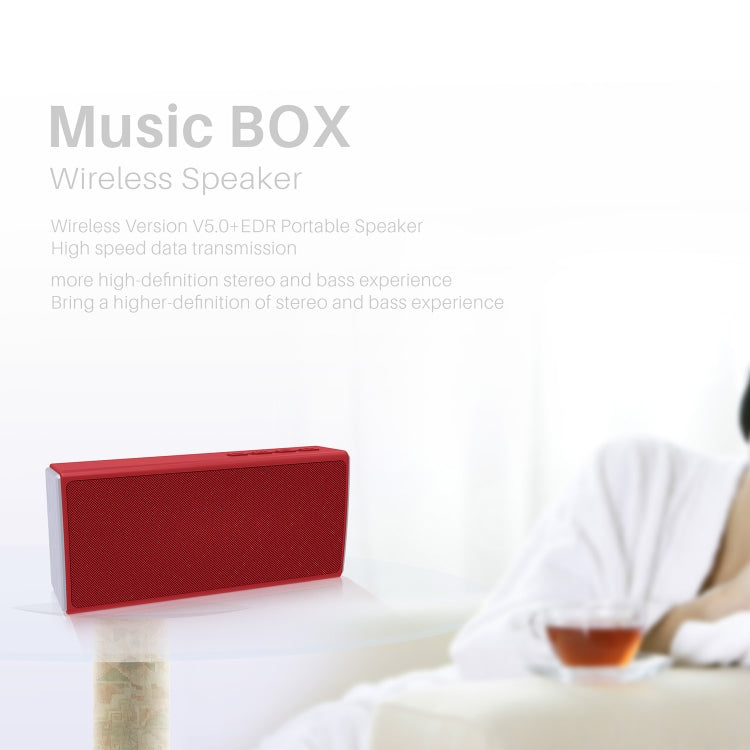 NewRixing NR-5012 Desktop Plating Bluetooth Speakerr, Support Hands-free Call / TF Card / FM / U Disk(Grey) - Desktop Speaker by NewRixing | Online Shopping UK | buy2fix
