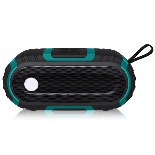 NewRixing NR-5016 Outdoor Splash-proof Water Bluetooth Speaker, Support Hands-free Call / TF Card / FM / U Disk(Green)