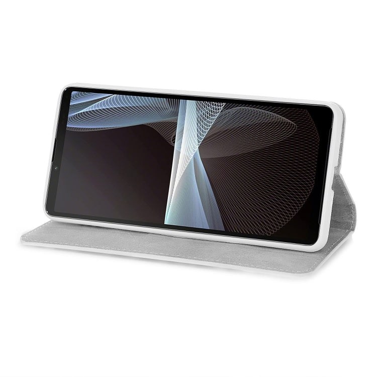 For Sony Xperia 10 III Glitter Powder Horizontal Flip Leather Case with Card Slots & Holder & Lanyard(Blue) by buy2fix