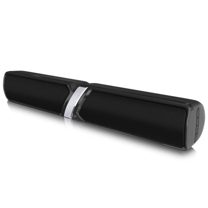 NewRixing NR-6017 Outdoor Portable Bluetooth Speaker, Support Hands-free Call / TF Card / FM / U Disk(Black) - Desktop Speaker by NewRixing | Online Shopping UK | buy2fix