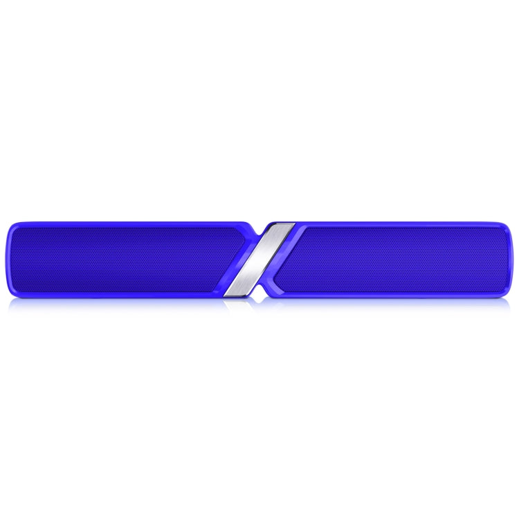 NewRixing NR-6017 Outdoor Portable Bluetooth Speaker, Support Hands-free Call / TF Card / FM / U Disk(Blue) - Desktop Speaker by NewRixing | Online Shopping UK | buy2fix