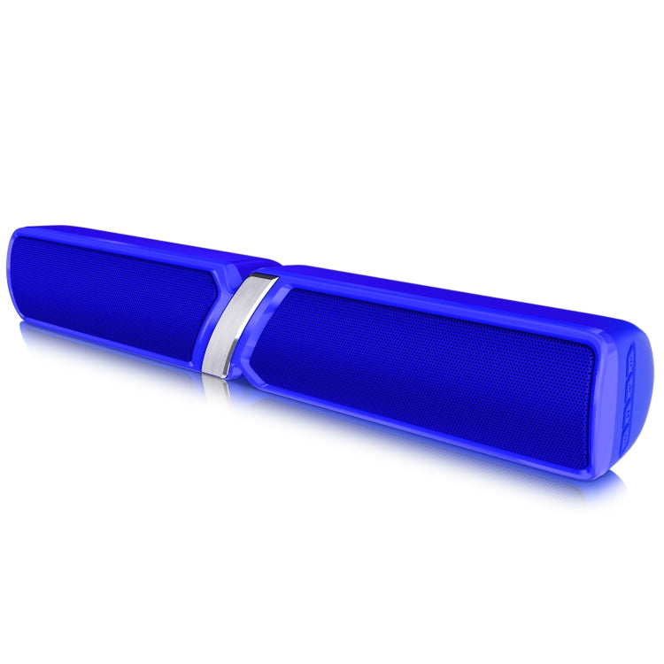 NewRixing NR-6017 Outdoor Portable Bluetooth Speaker, Support Hands-free Call / TF Card / FM / U Disk(Blue) - Desktop Speaker by NewRixing | Online Shopping UK | buy2fix