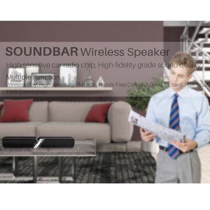 NewRixing NR-6017 Outdoor Portable Bluetooth Speaker, Support Hands-free Call / TF Card / FM / U Disk(Black) - Desktop Speaker by NewRixing | Online Shopping UK | buy2fix