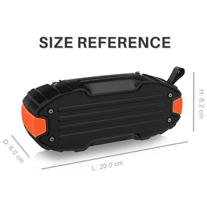 New Rixing NR-907FM TWS Outdoor Bluetooth Speaker Support Hands-free Call / FM with Handle & Antenna(Red) - Desktop Speaker by NewRixing | Online Shopping UK | buy2fix