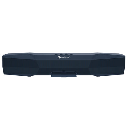 NewRixing NR-7011 Outdoor Portable Bluetooth Speaker with Phone Holder, Support Hands-free Call / TF Card / FM / U Disk(Blue) - Desktop Speaker by NewRixing | Online Shopping UK | buy2fix
