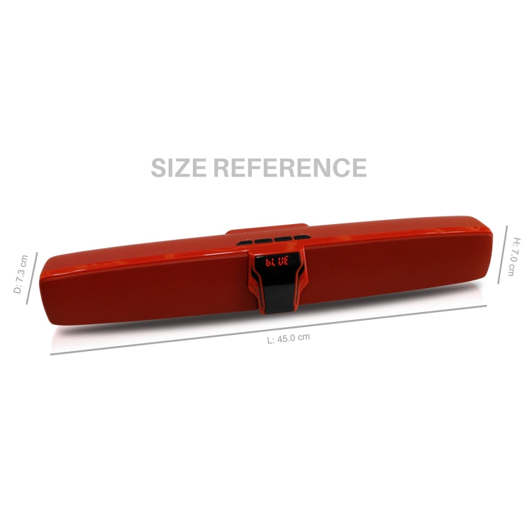 NewRixing NR-7017 Outdoor Portable Bluetooth Speaker, Support Hands-free Call / TF Card / FM / U Disk(Red) - Desktop Speaker by NewRixing | Online Shopping UK | buy2fix