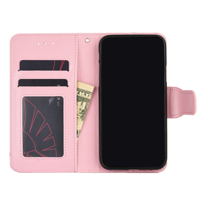 Crystal Texture Horizontal Flip Leather Case with Holder & Card Slots & Wallet For iPhone 8 Plus & 7 Plus(Pink) by buy2fix