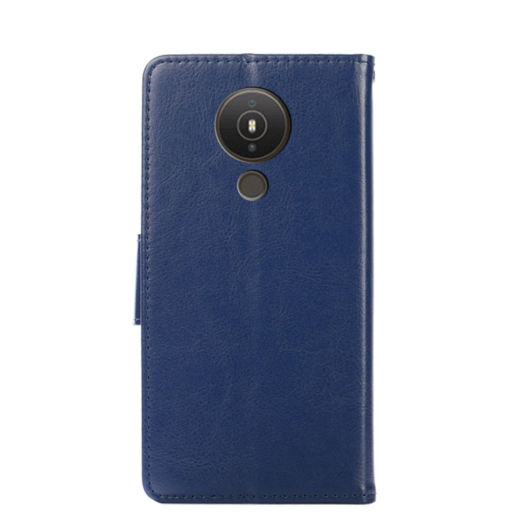 For Nokia 1.4 Crystal Texture Horizontal Flip Leather Case with Holder & Card Slots & Wallet(Royal Blue) by buy2fix