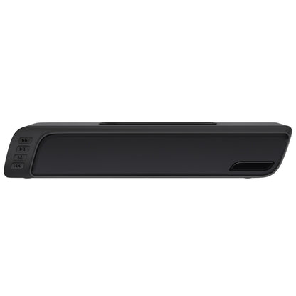 NewRixing NR-7018 Outdoor Portable Bluetooth Speaker with Phone Holder, Support Hands-free Call / TF Card / FM / U Disk(Black) - Desktop Speaker by NewRixing | Online Shopping UK | buy2fix
