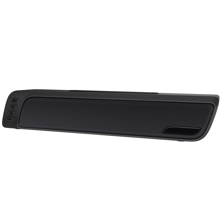 NewRixing NR-7018 Outdoor Portable Bluetooth Speaker with Phone Holder, Support Hands-free Call / TF Card / FM / U Disk(Black) - Desktop Speaker by NewRixing | Online Shopping UK | buy2fix