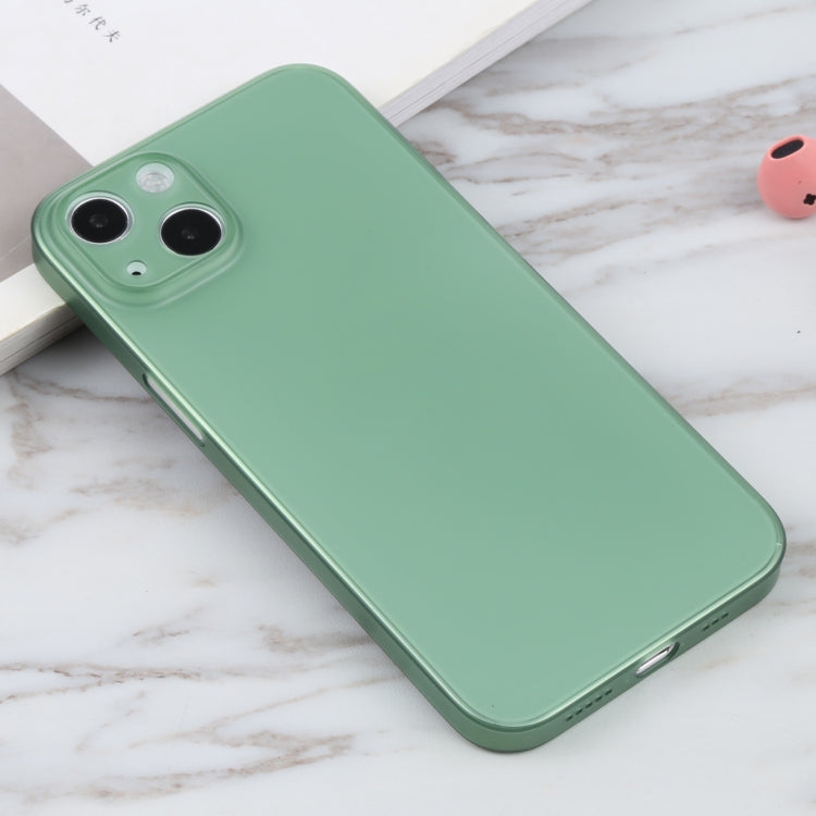 For iPhone 13 mini Camera Precision Hole PP Protective Case (Green) by buy2fix