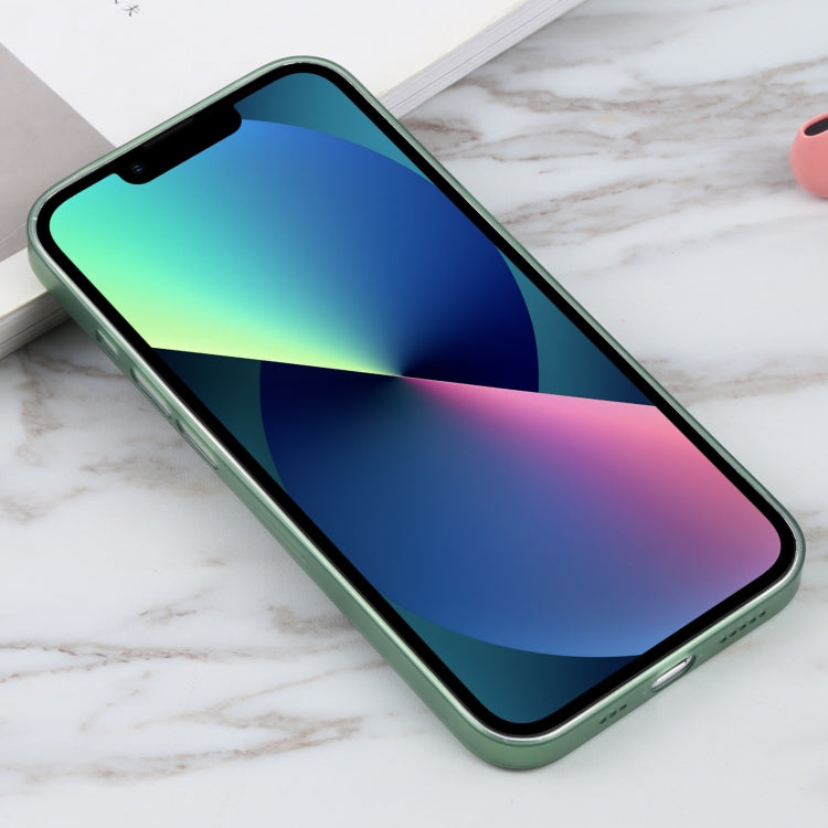 For iPhone 13 mini Camera Precision Hole PP Protective Case (Green) by buy2fix