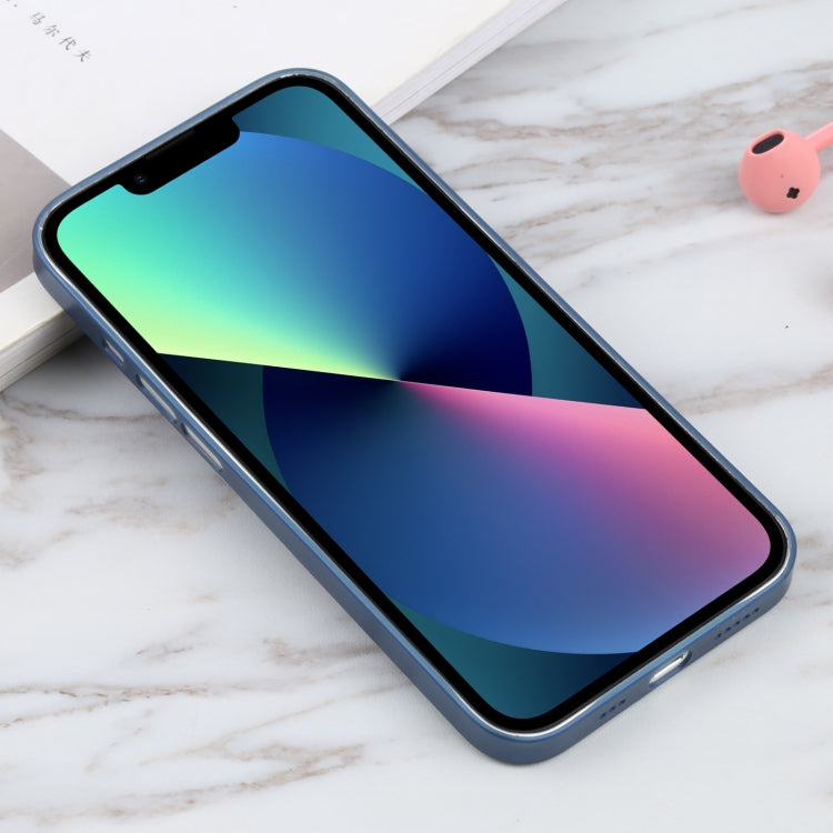 For iPhone 13 mini Camera Precision Hole PP Protective Case (Blue) by buy2fix