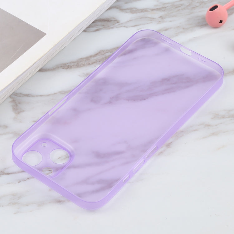 For iPhone 13 mini Camera Precision Hole PP Protective Case (Purple) by buy2fix