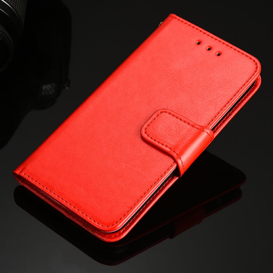 For Motorola Moto G30 Crystal Texture Horizontal Flip Leather Case with Holder & Card Slots & Wallet(Red) by buy2fix
