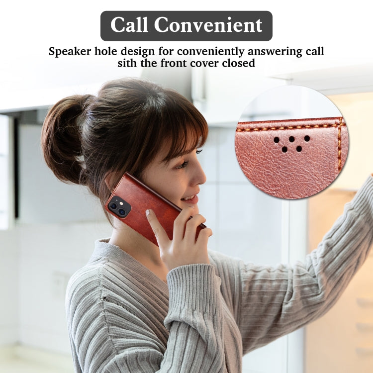 For Xiaomi 11T Pro Simple Wax Crazy Horse Texture Horizontal Flip Leather Case with Card Slots & Holder & Wallet(Brown) by buy2fix