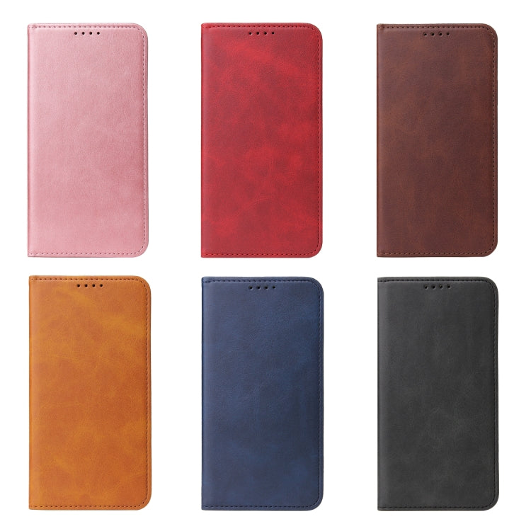 For iPhone 11 Pro Calf Texture Magnetic Horizontal Flip Leather Case with Holder & Card Slots & Wallet (Red) by buy2fix