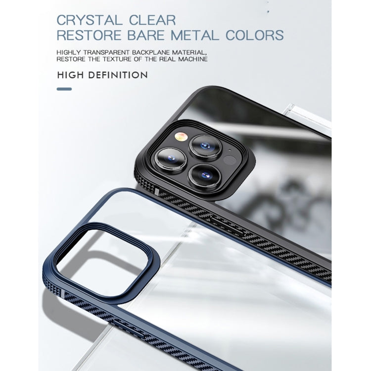For iPhone 13 Pro Max iPAKY MG Series Transparent TPU + PC Airbag Shockproof Case (Red) - iPhone 13 Pro Max Cases by iPAKY | Online Shopping UK | buy2fix