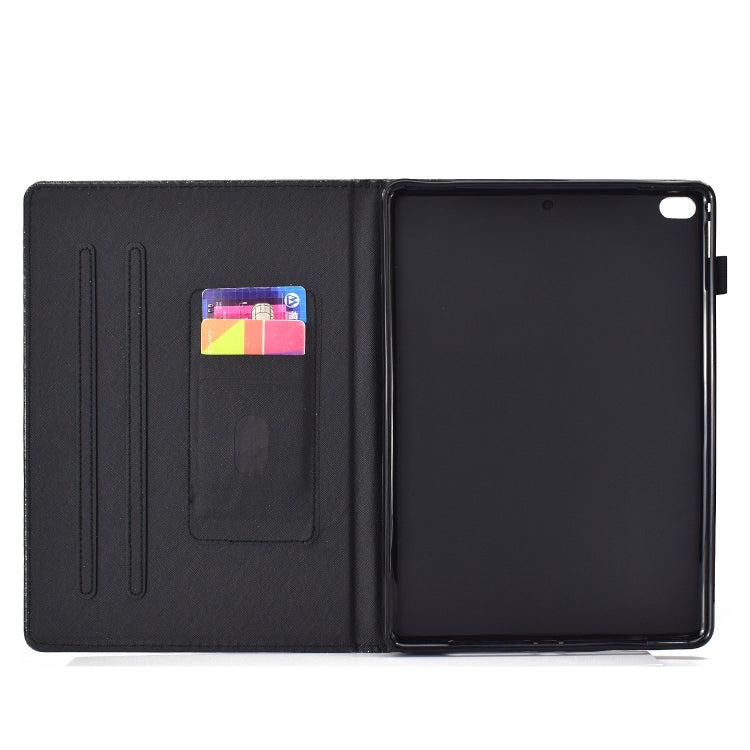 For iPad Air / Air 2 / iPad 9.7 Varnish Glitter Powder Horizontal Flip Leather Case with Holder & Card Slot(Purple) - More iPad Cases by buy2fix | Online Shopping UK | buy2fix