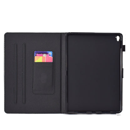 For iPad Pro 9.7 Varnish Glitter Powder Horizontal Flip Leather Case with Holder & Card Slot(Pink) - iPad Pro 9.7 inch Cases by buy2fix | Online Shopping UK | buy2fix