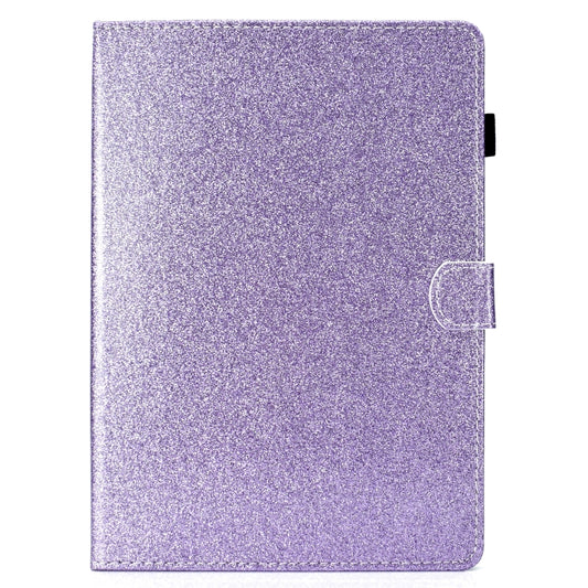 For iPad Pro 9.7 Varnish Glitter Powder Horizontal Flip Leather Case with Holder & Card Slot(Purple) - iPad Pro 9.7 inch Cases by buy2fix | Online Shopping UK | buy2fix