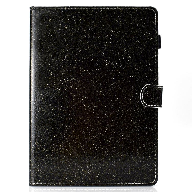 For iPad Pro 9.7 Varnish Glitter Powder Horizontal Flip Leather Case with Holder & Card Slot(Black) - iPad Pro 9.7 inch Cases by buy2fix | Online Shopping UK | buy2fix