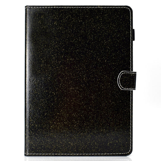 For iPad Pro 9.7 Varnish Glitter Powder Horizontal Flip Leather Case with Holder & Card Slot(Black) - iPad Pro 9.7 inch Cases by buy2fix | Online Shopping UK | buy2fix