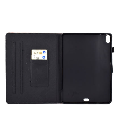 For iPad Pro 11 (2018) Varnish Glitter Powder Horizontal Flip Leather Case with Holder & Card Slot(Blue) - iPad Pro 11 (2018) Cases by buy2fix | Online Shopping UK | buy2fix