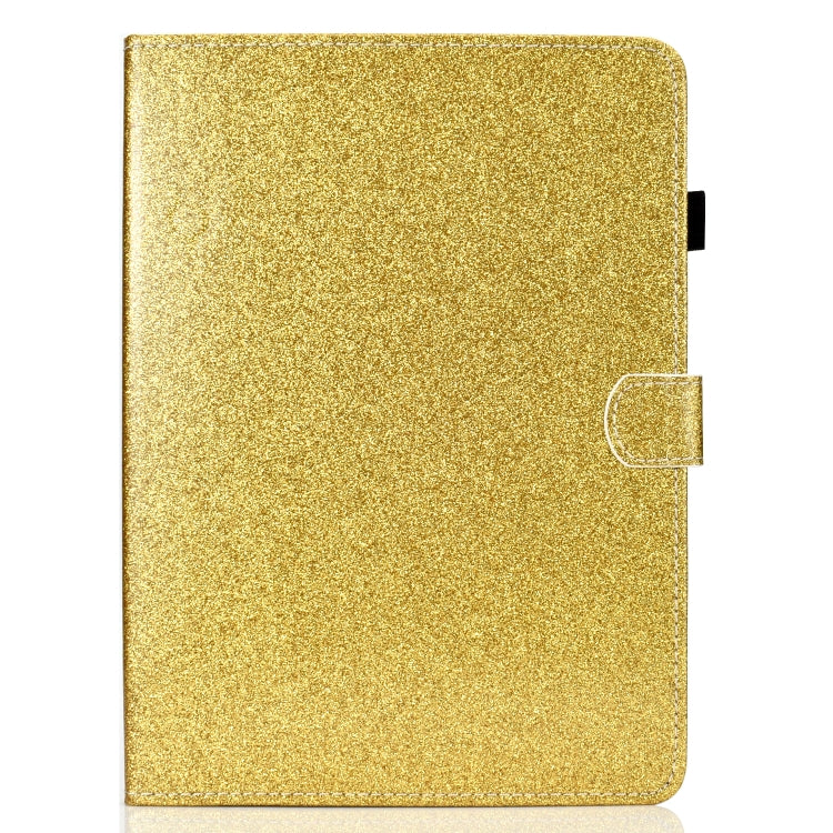 For iPad Pro 11 (2018) Varnish Glitter Powder Horizontal Flip Leather Case with Holder & Card Slot(Gold) - iPad Pro 11 (2018) Cases by buy2fix | Online Shopping UK | buy2fix