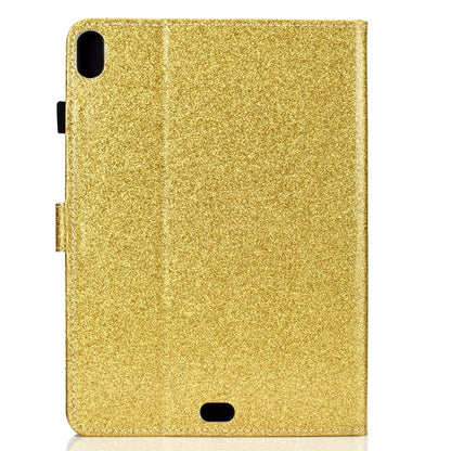 For iPad Pro 11 (2018) Varnish Glitter Powder Horizontal Flip Leather Case with Holder & Card Slot(Gold) - iPad Pro 11 (2018) Cases by buy2fix | Online Shopping UK | buy2fix