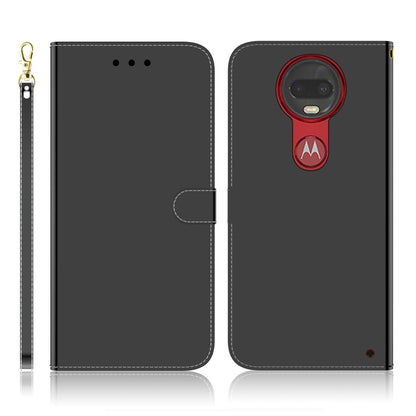 For Motorola Moto G7 / G7 Plus Imitated Mirror Surface Horizontal Flip Leather Case with Holder & Card Slots & Wallet & Lanyard(Black) by buy2fix