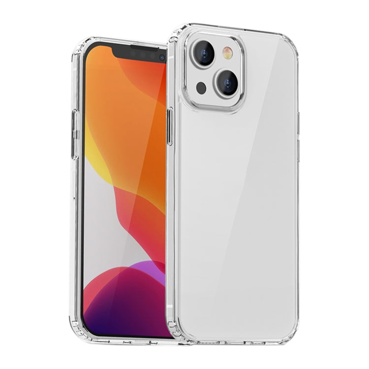 For iPhone 13 iPAKY Transparent Shockproof TPU + PC Protective Case(Transparent) - iPhone 13 Cases by iPAKY | Online Shopping UK | buy2fix