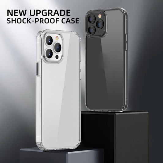 For iPhone 13 iPAKY Transparent Shockproof TPU + PC Protective Case(Transparent) - iPhone 13 Cases by iPAKY | Online Shopping UK | buy2fix
