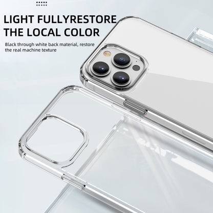For iPhone 13 Pro iPAKY Transparent Shockproof TPU + PC Protective Case (Transparent Black) - iPhone 13 Pro Cases by iPAKY | Online Shopping UK | buy2fix
