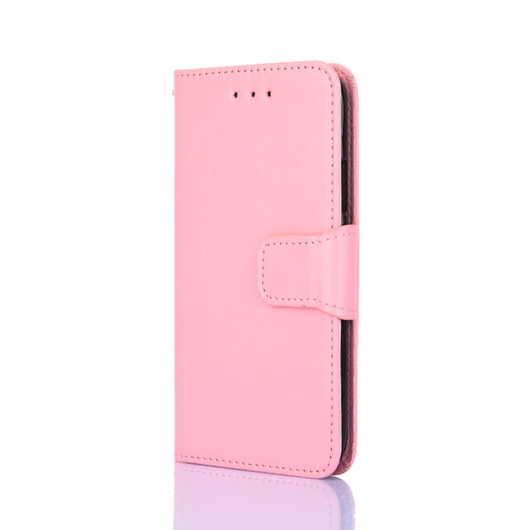 For Samsung Galaxy A31 EU Version Crystal Texture Horizontal Flip Leather Case with Holder & Card Slots & Wallet(Pink) by buy2fix
