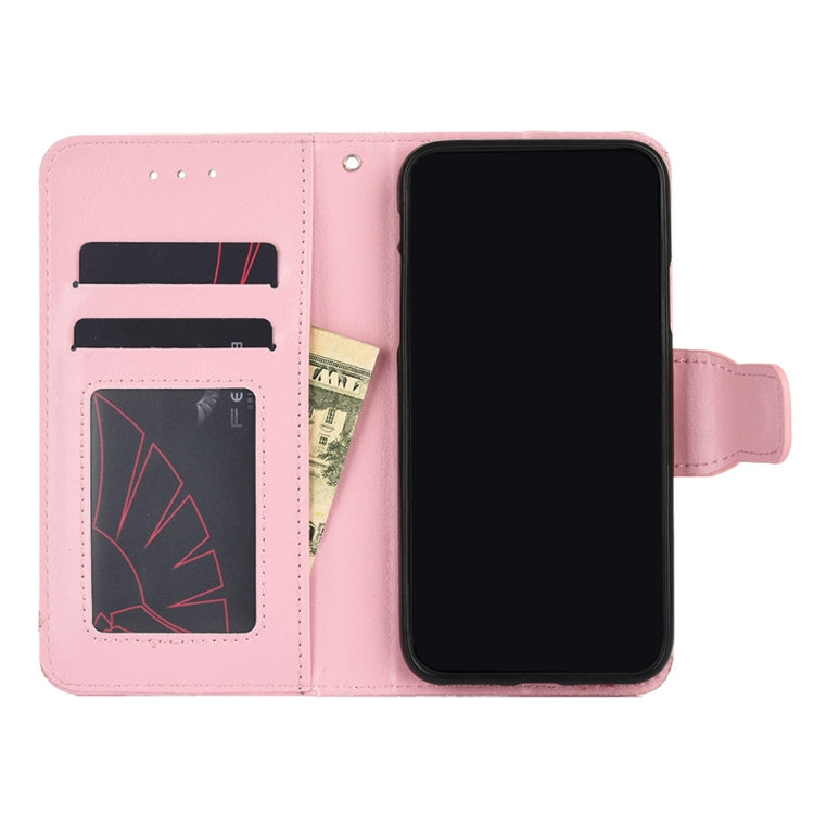 For Samsung Galaxy A31 EU Version Crystal Texture Horizontal Flip Leather Case with Holder & Card Slots & Wallet(Pink) by buy2fix