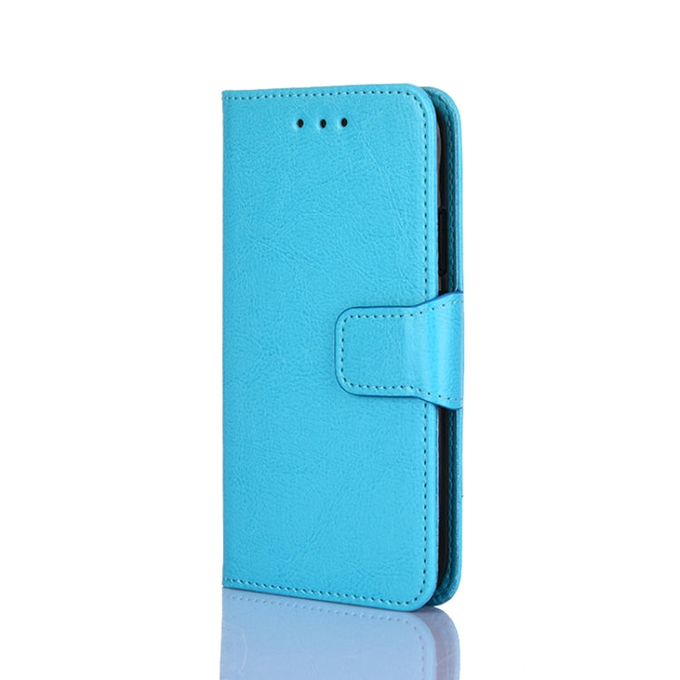 For Samsung Galaxy A21s Crystal Texture Horizontal Flip Leather Case with Holder & Card Slots & Wallet(Light Blue) by buy2fix