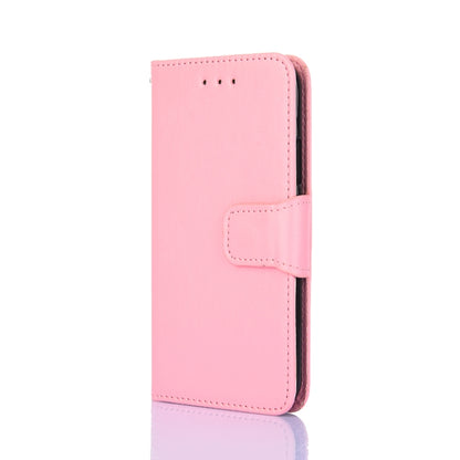 For Samsung Galaxy F12 / M12 Crystal Texture Horizontal Flip Leather Case with Holder & Card Slots & Wallet(Pink) by buy2fix