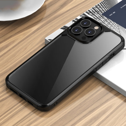 For iPhone 13 iPAKY Royal Armor Shockproof TPU + Clear PC Protective Case(Black) by buy2fix