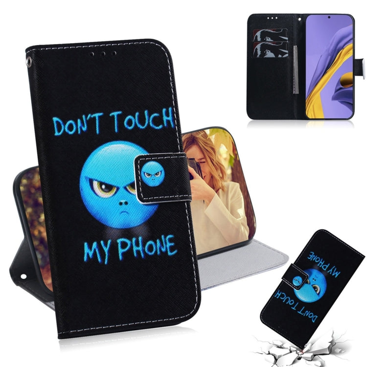 For Galaxy A51 Coloured Drawing Horizontal Flip Leather Case, with Holder & Card Slots & Wallet(Angry) by buy2fix